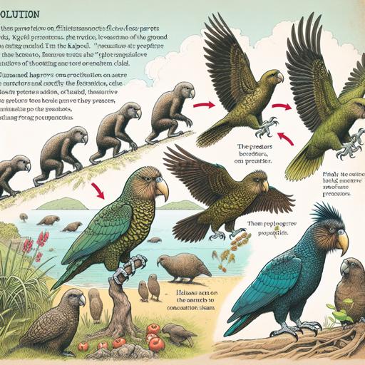 Historia i ewolucja ptaka kakapo